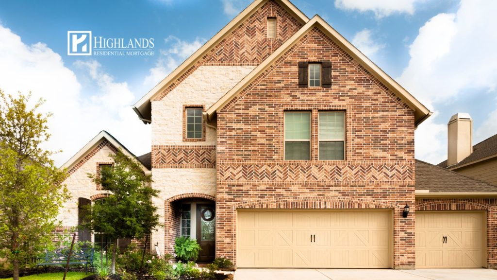 Texas mortgage services for brick home financing with Highlands Residential Mortgage