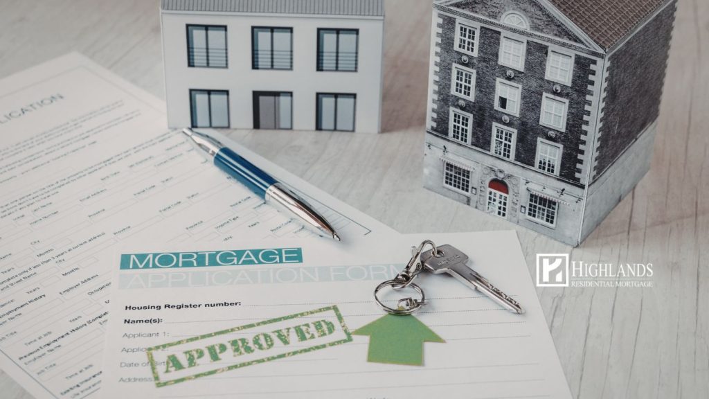 get pre-approved for a mortgage fast - approved mortgage application form with house and keys